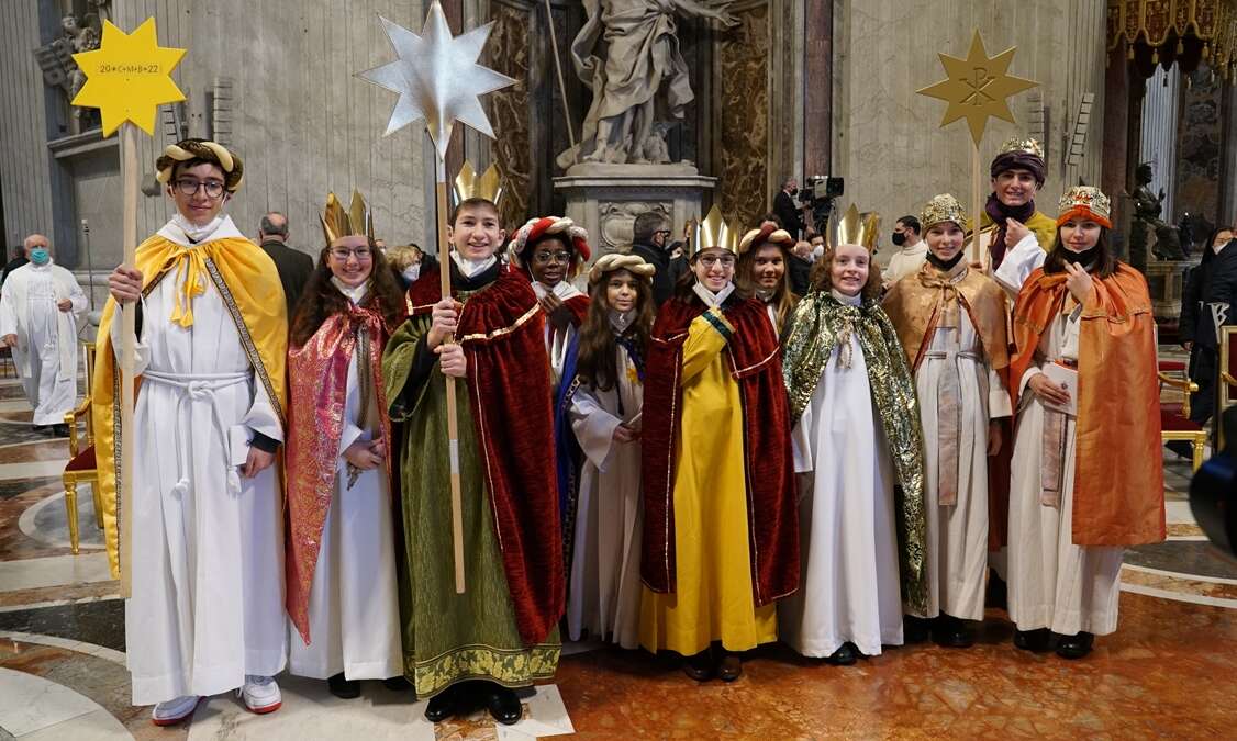 Sternsinger besuchen den Vatikan