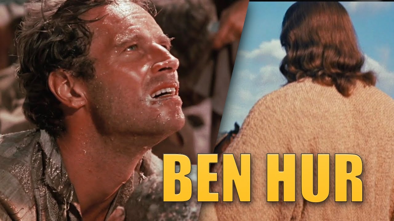 Ben Hur 1959 Klassiker • Cut - Jesus gibt Juda Wasser
